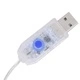 Коледна украса елен и шейна, 100 LED, за открито, сребристо