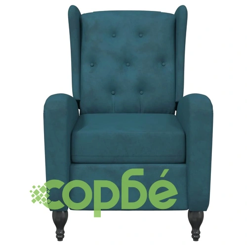 Наклоняем стол, син, кадифе ➤ топ цена ➤ sorbe.bg