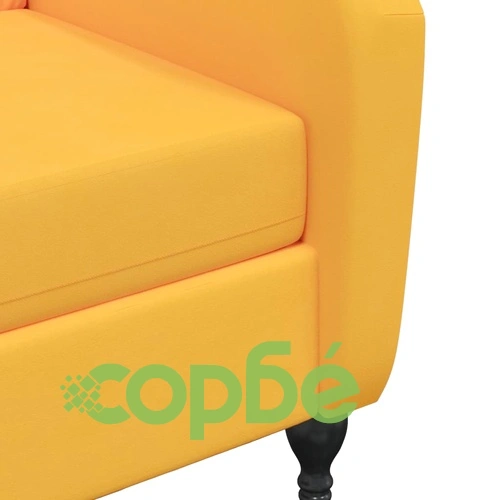 Наклоняем стол, жълт, кадифе ➤ топ цена ➤ sorbe.bg