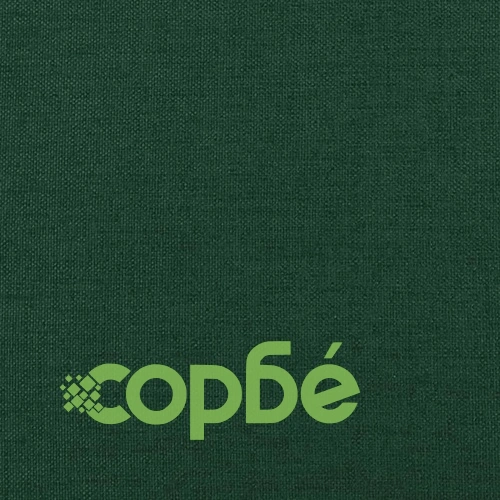 Люлеещ фотьойл с крака от каучук масив, тъмнозелен, текстил ➤ топ цена ➤ sorbe.bg
