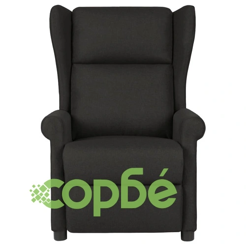 Масажен стол, черен, текстил ➤ топ цена ➤ sorbe.bg