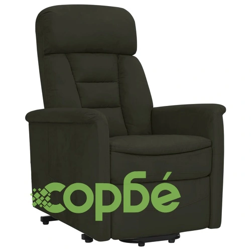 Изправящ наклоняем стол, черен, изкуствена велурена кожа ➤ топ цена ➤ sorbe.bg