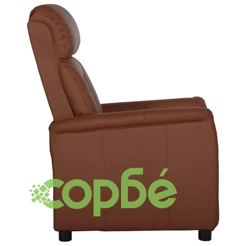 Наклоняем стол, кафяв, изкуствена кожа ➤ топ цена ➤ sorbe.bg