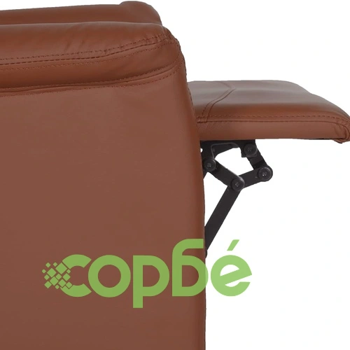 Наклоняем стол, кафяв, изкуствена кожа ➤ топ цена ➤ sorbe.bg