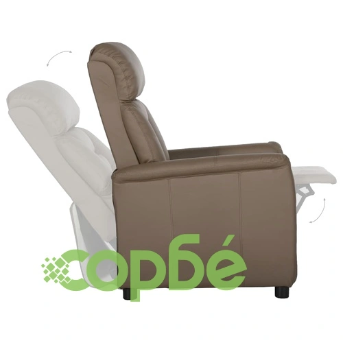 Наклоняем стол, сив, изкуствена кожа ➤ топ цена ➤ sorbe.bg