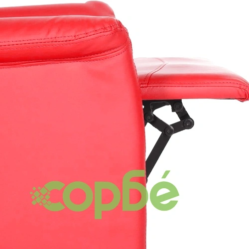 Масажен стол, червен, изкуствена кожа ➤ топ цена ➤ sorbe.bg