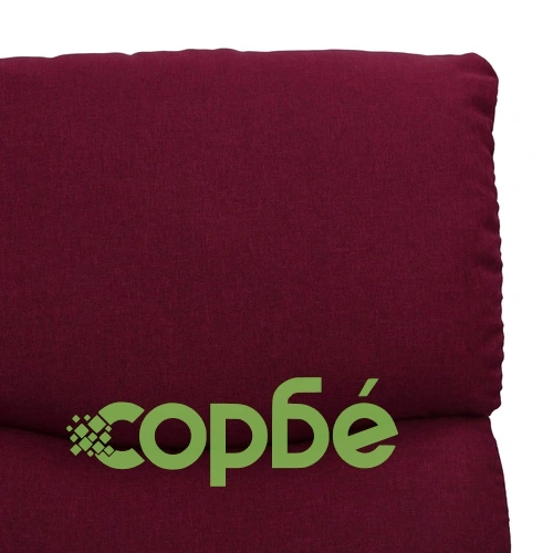 Изправящ масажен стол, лилав, текстил ➤ топ цена ➤ sorbe.bg