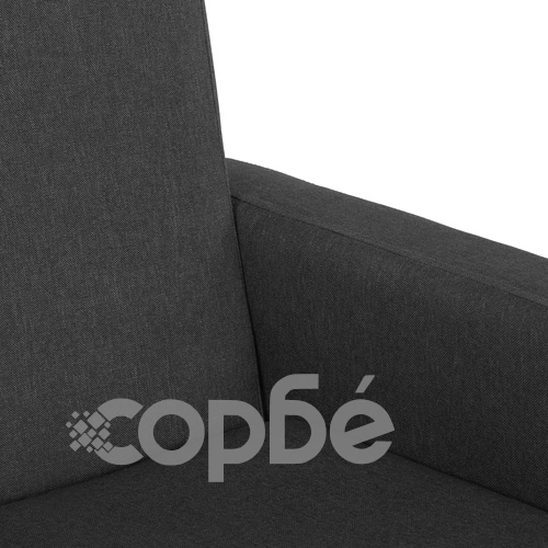 Люлеещ се стол, черен, текстил ➤ топ цена ➤ sorbe.bg