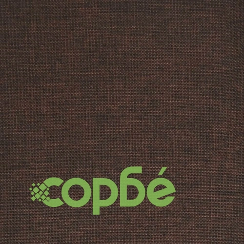 Люлеещ се стол, тъмнокафяв, текстил ➤ топ цена ➤ sorbe.bg