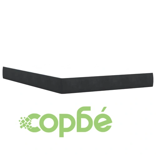 Боксспринг легло с матрак, черно, 140x190 см, кадифе ➤ топ цена ➤ sorbe.bg