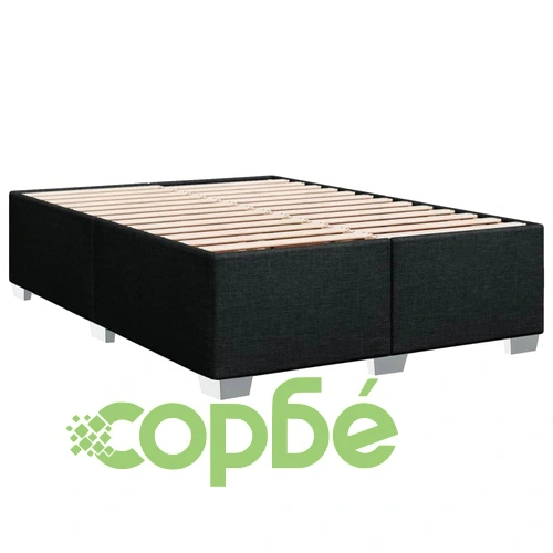 Боксспринг легло с матрак, черно, 140x190 см плат ➤ топ цена ➤ sorbe.bg
