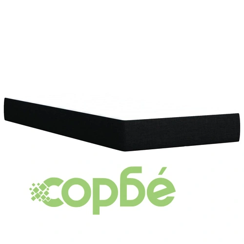 Боксспринг легло с матрак, черна, 90x190 см, плат ➤ топ цена ➤ sorbe.bg