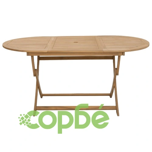 Градински трапезен комплект, 7 части, акациево дърво масив ➤ топ цена ➤ sorbe.bg