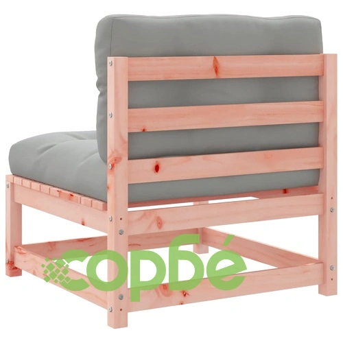 Градински комплект с възглавници, 5 части, дугласка ела масив ➤ топ цена ➤ sorbe.bg