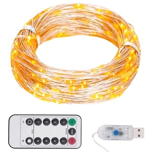 LED стринг със 150 LED топло бяло 15 м
