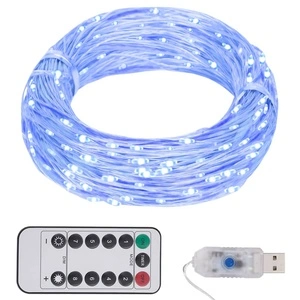 LED стринг с 300 LED синьо 30 м