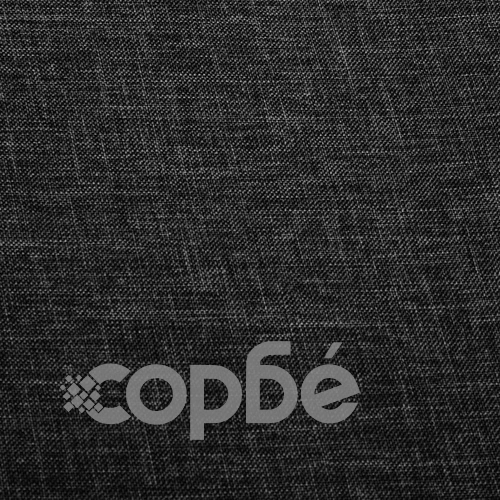 Люлеещ се стол, черен, текстил ➤ топ цена ➤ sorbe.bg