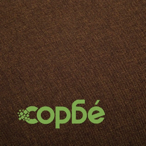Люлеещ се стол, кафяв, текстил ➤ топ цена ➤ sorbe.bg