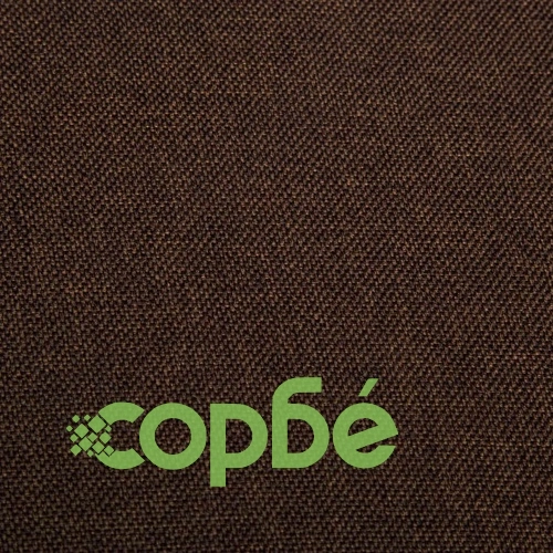 Люлеещ се стол, тъмнокафяв, текстил ➤ топ цена ➤ sorbe.bg