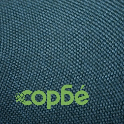 Люлеещ се стол, син, текстил ➤ топ цена ➤ sorbe.bg