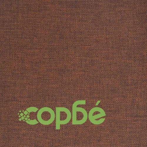 Въртящ се офис стол, кафяв, текстил ➤ топ цена ➤ sorbe.bg