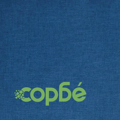 Въртящ се офис стол, син, текстил ➤ топ цена ➤ sorbe.bg