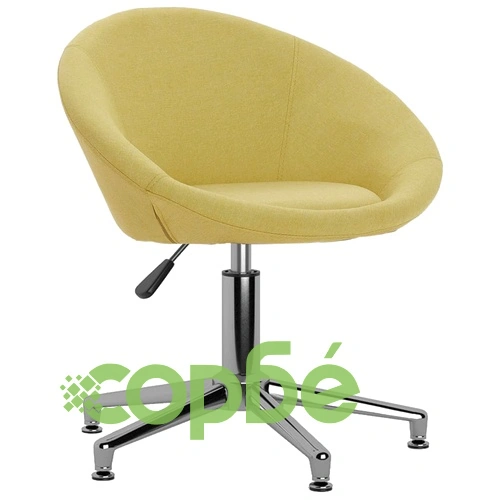 Въртящ се офис стол, зелен, текстил ➤ топ цена ➤ sorbe.bg