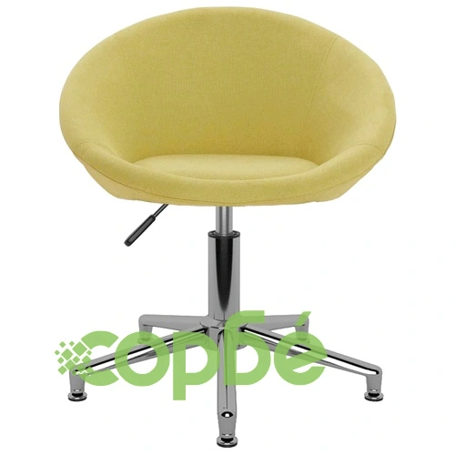 Въртящ се офис стол, зелен, текстил ➤ топ цена ➤ sorbe.bg