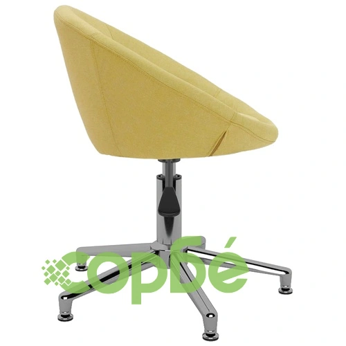 Въртящ се офис стол, зелен, текстил ➤ топ цена ➤ sorbe.bg