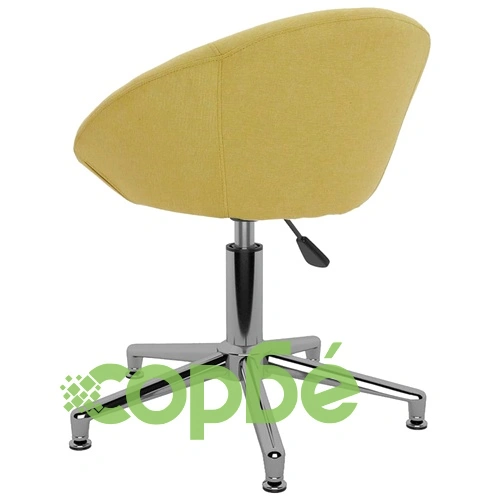 Въртящ се офис стол, зелен, текстил ➤ топ цена ➤ sorbe.bg