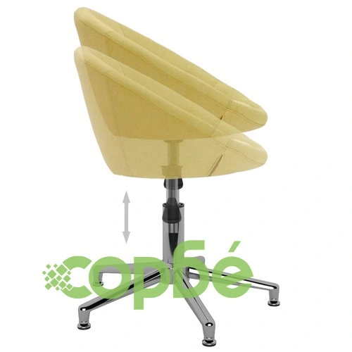 Въртящ се офис стол, зелен, текстил ➤ топ цена ➤ sorbe.bg