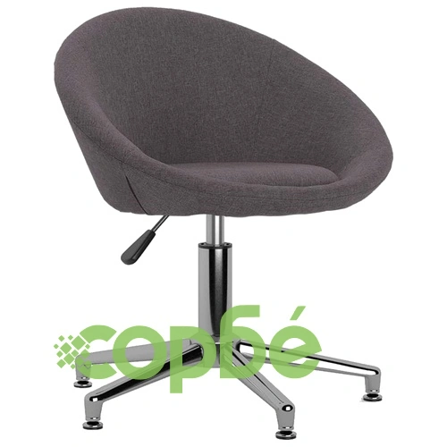 Въртящ се офис стол, таупе, текстил ➤ топ цена ➤ sorbe.bg