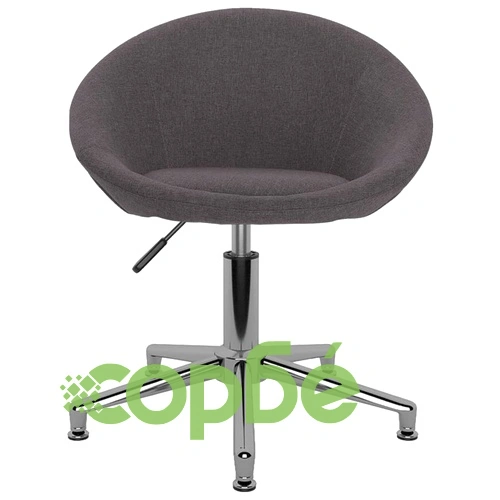 Въртящ се офис стол, таупе, текстил ➤ топ цена ➤ sorbe.bg