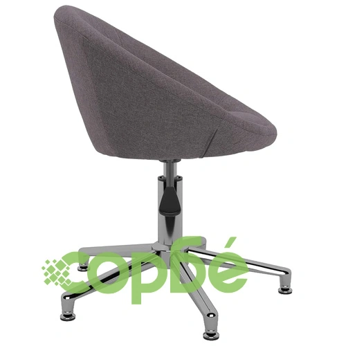 Въртящ се офис стол, таупе, текстил ➤ топ цена ➤ sorbe.bg