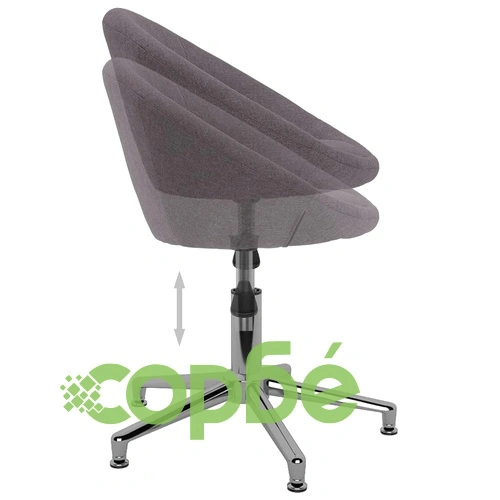 Въртящ се офис стол, таупе, текстил ➤ топ цена ➤ sorbe.bg