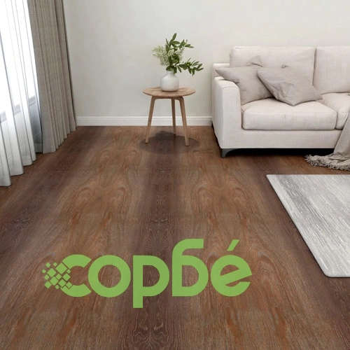 Самозалепващи подови дъски 20 бр PVC 1,86 м² кафяви ➤ топ цена ➤ sorbe.bg
