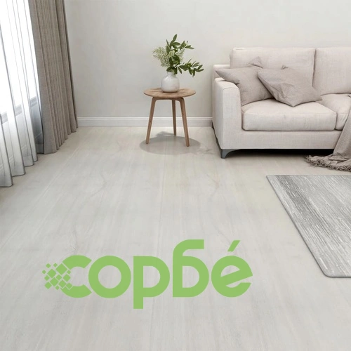 Самозалепващи подови дъски 20 бр PVC 1,86 м² кремави ➤ топ цена ➤ sorbe.bg