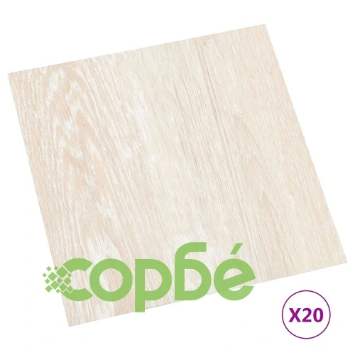 Самозалепващи подови дъски 20 бр PVC 1,86 м² бежови ➤ топ цена ➤ sorbe.bg