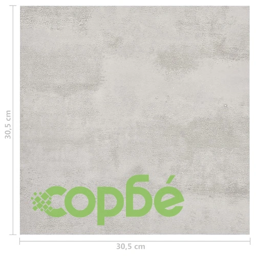 Самозалепващи подови дъски 20 бр PVC 1,86 м² светлосиви ➤ топ цена ➤ sorbe.bg