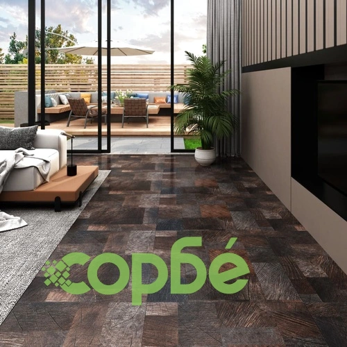 Самозалепващи подови дъски 20 бр PVC 1,86 м² текстура дърво ➤ топ цена ➤ sorbe.bg