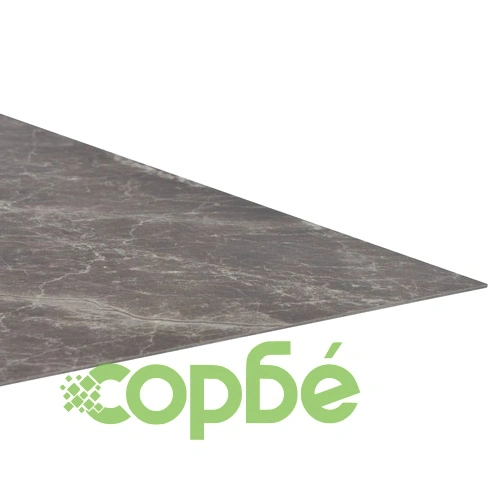 Самозалепващи подови дъски 20 бр PVC 1,86 м² черен мрамор ➤ топ цена ➤ sorbe.bg