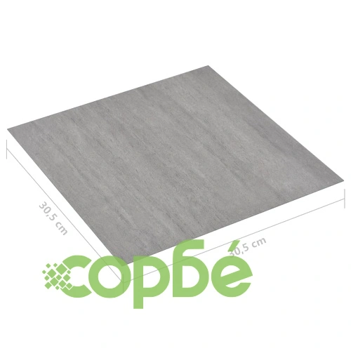Самозалепващи подови дъски 20 бр PVC 1,86 м² пръскано сиво ➤ топ цена ➤ sorbe.bg