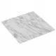 Самозалепващи подови дъски 20 бр PVC 1,86 кв.м. бял мрамор
