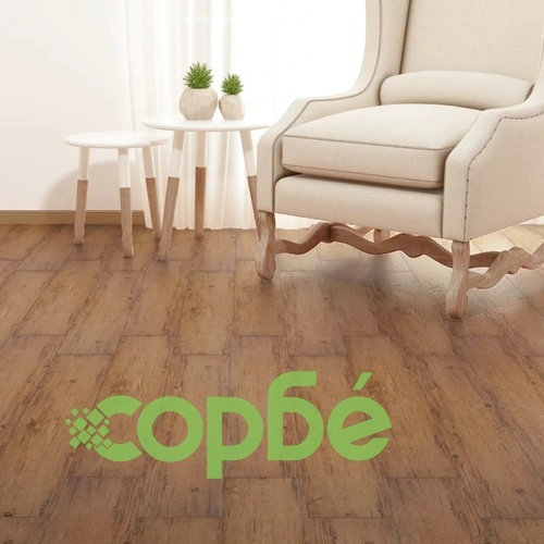 Самозалепващи подови дъски от PVC 5,21 м² 2 мм орех кафяв ➤ топ цена ➤ sorbe.bg