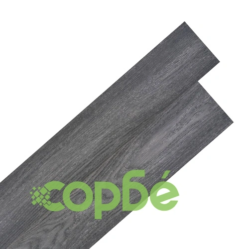 Самозалепващи подови дъски от PVC 5,21 м² 2 мм черно и бяло ➤ топ цена ➤ sorbe.bg