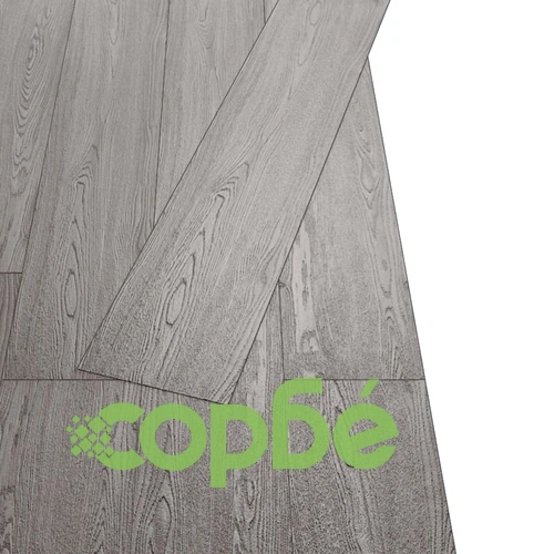 Самозалепващи подови дъски от PVC 5,21 м² 2 мм тъмносиви ➤ топ цена ➤ sorbe.bg