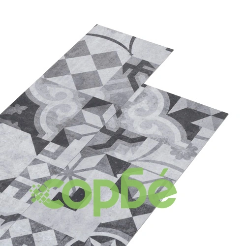 Самозалепващи PVC подови дъски 5,21 м² 2 мм сива шарка ➤ топ цена ➤ sorbe.bg