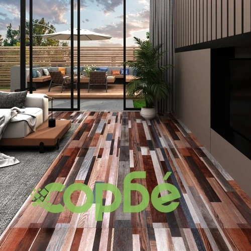 Самозалепващи PVC подови дъски 5,21 м² 2 мм многоцветни ➤ топ цена ➤ sorbe.bg