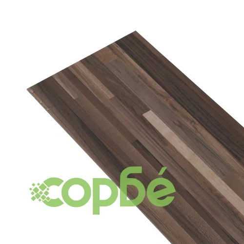Самозалепващи подови дъски от PVC 5,21 м² 2 мм кафяви ивици ➤ топ цена ➤ sorbe.bg