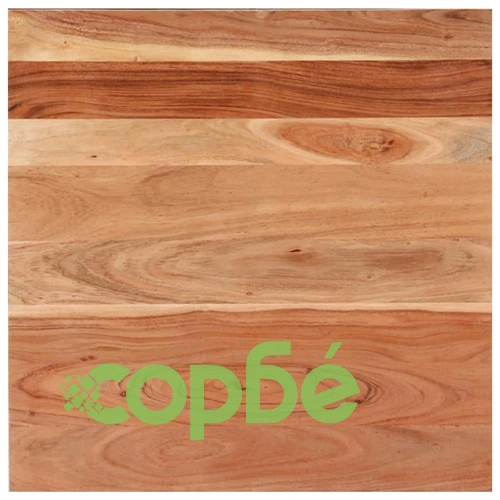 Маса за кафе, 68x68x35 см, акациево дърво масив ➤ топ цена ➤ sorbe.bg